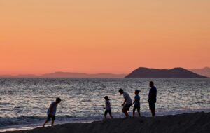 家族旅行の一コマ